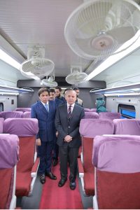 - Prime Minister Muhammad Shehbaz Sharif visiting newly inaugurated CIP Lounge, waiting halls and other facilities at Lahore Railway Station