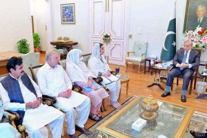 Samar Haroon Balour joins PMLN in a meeting with Prime Minister Muhammad Shehbaz Sharif