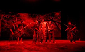 Artists perform in Folklore Stage Play ‘Saiful Maluk presents by PNCA in collaboration with Dolphin communication at PNCA.