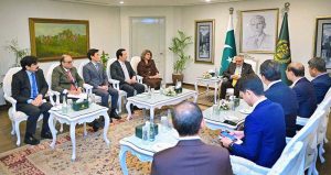 ASEAN Heads of Missions in Pakistan including Myanmar, Brunei Darussalam, Vietnam, Thailand, Philippines, Malaysia, and Indonesia called on the Deputy Prime Minister and Foreign Minister, Senator Mohammad Ishaq Dar ahead of his participation in the 32nd ARF Ministerial Meeting later this week, at MoFA