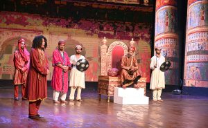 Artists perform in Folklore Stage Play ‘Saiful Maluk presents by PNCA in collaboration with Dolphin communication at PNCA.