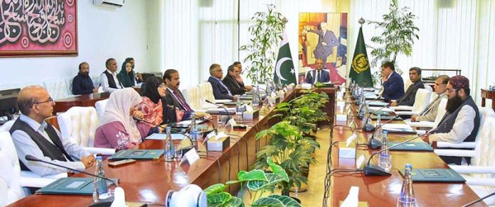 Federal Minister for Human Rights, Senator Azam Nazeer Tarar chairs the review meeting of the Pakistan Civil Awards 2025 Sub-Committee at the Cabinet Division