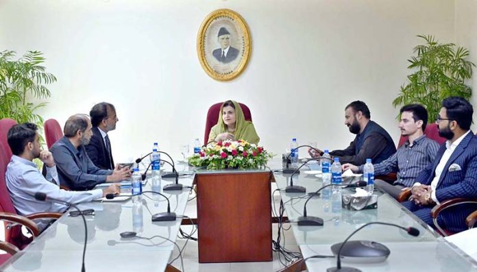 Parliamentary Secretary on National Heritage and Culture Division Ms.Farah Naz Akbar chairs a Meeting at QMMB