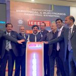 Sindh Minister for Energy, Development, and Planning, Syed Nasir Hussain Shah and others at the introductory ceremony at a local hotel in connection with the upcoming IEEEP Fair 2025, being organized by Badr Expo from 16th to 18th September 2025 at the Expo Centre Karachi.