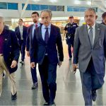 Deputy Prime Minister and Foreign Minister, Senator Mohammad Ishaq Dar, arrived in New York for an official visit from 21 to 28 July 2025. On arrival, he was received by Pakistan's Permanent Representative to the UN & Ambassador of Pakistan to the United States.