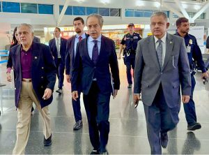 Deputy Prime Minister and Foreign Minister, Senator Mohammad Ishaq Dar, arrived in New York for an official visit from 21 to 28 July 2025. On arrival, he was received by Pakistan's Permanent Representative to the UN & Ambassador of Pakistan to the United States.