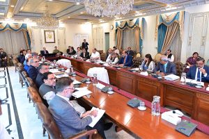 Prime Minister Muhammad Shehbaz Sharif chairs a meeting of Cabinet Committee on Energy.