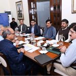 Sindh Chief Minister Syed Murad Ali Shah reviews the progress of five newly approved PSDP schemes during a meeting at CM House