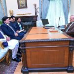 MNA Saad Wasim Akhtar Sheikh calls on Prime Minister Muhammad Shehbaz Sharif