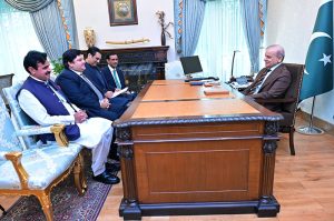 MNA Saad Wasim Akhtar Sheikh calls on Prime Minister Muhammad Shehbaz Sharif