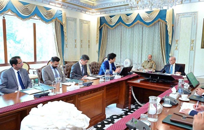 ISLAMABAD: July 10 - A delegation of international E-commerce Company Alibaba Group, led by President of International Markets James Dong meets with Prime Minister Muhammad Shehbaz Sharif