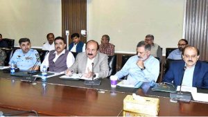 Chairman Prime Minister’s Youth Programme, Rana Mashood Ahmed Khan while addressing a meeting on National Youth Games