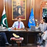 A high-level meeting at the CDA Headquarters under the chairmanship of Capital Development Authority (CDA) Chairman and Chief Commissioner Islamabad, Muhammad Ali Randhawa regarding introducing a state-of-the-art transport system for the citizens of the Federal Capital