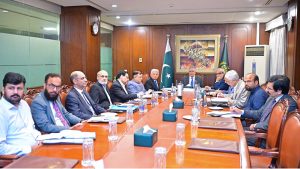 Deputy Prime Minister and Foreign Minister, Senator Mohammad Ishaq Dar, chairs a committee meeting to review the sugar availability situation in the country