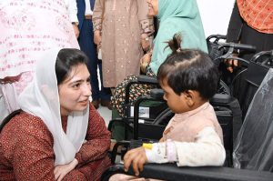 First Lady of Pakistan and Member of the National Assembly, Bibi Aseefa Bhutto Zardari along with Madam Azra Fazal Pechuho, Minister for Health and Population Welfare Sindh, and Barrister Murtaza Wahab, Mayor of Karachi visiting at the Sindh Institute of Child Health and Neonatology’s (SICHN) Mother & Childcare Hospital in Azam Basti and the Children Hospital in Korangi