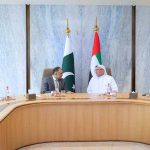 A high-level Government of Pakistan delegation, led by Bilal Azhar Kayani, Minister of State for Finance and Railways and Head of the Prime Minister's Delivery Unit in a meeting with Khalid Ali Al Bustani, Director General, Federal Tax Authority, UAE