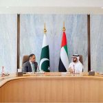 A high-level Government of Pakistan delegation, led by Bilal Azhar Kayani, Minister of State for Finance and Railways and Head of the Prime Minister's Delivery Unit in a meeting with Mr. Mohammad Al Sharhan Managing Director of the World Governments Summit and Director Government Leaders & Talents Department, UAE