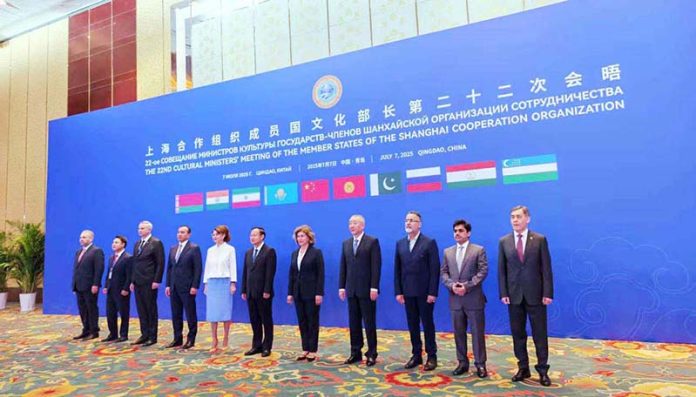Pakistan’s Minister of State for National Heritage & Culture, Huzaifa Rehman, participating in the 22nd Meeting of the SCO Ministers of Culture