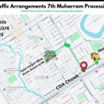 ITP issues diversion plan for 7th Muharram procession