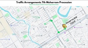 ITP issues diversion plan for 7th Muharram procession