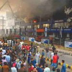 Fire at Hafeez Centre brought under control