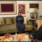 Attaullah Tarar along with mother visits residence of Meher Bukhari to offer condolences