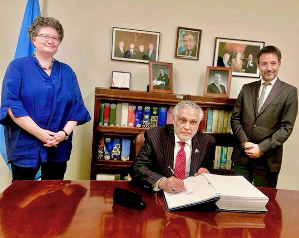 Pakistan signs UN treaty to conserve marine biological diversity
