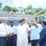 Aleem Khan reviews construction works on Islamabad-Murree Expressway