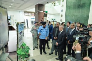 PM visits Islamabad Safe City Command, Control Center; gets briefing