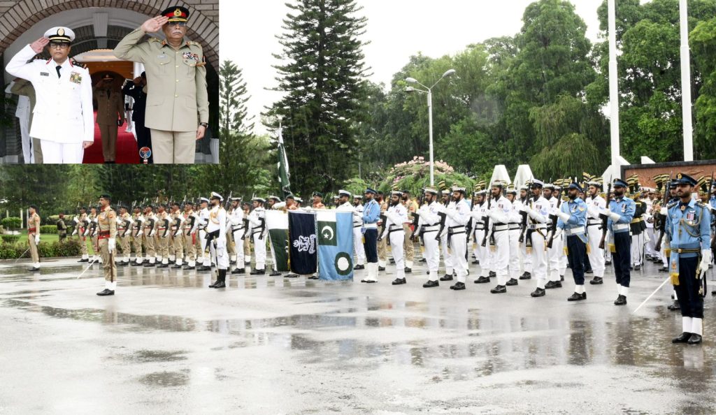 Saudi Naval Chief calls on CJCSC Gen Sahir Shamshad