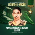 Armed forces solemnly commemorate 77th martyrdom anniversary of Capt Sarwar Shaheed