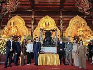 Replicas of Fasting Buddha placed in National Museum Bangkok, Vietnam