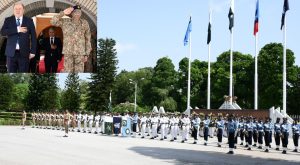 Tajik Defence Chief meets CJCSC Gen Sahir Shamshad at JS HQ Rawalpindi