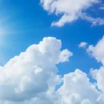 Partly cloudy weather forecast