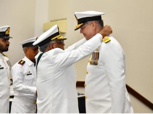 CNS confers military awards on naval personnel