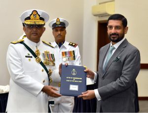 CNS confers military awards on naval personnel