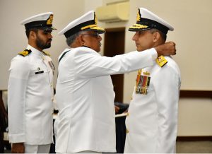 CNS confers military awards on naval personnel