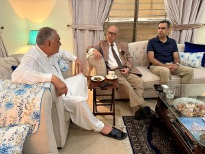 Irfan Siddiqui condoles with former PM’s press secretary Rai Riaz