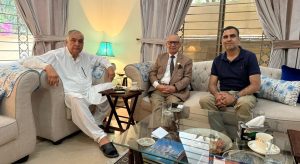 Irfan Siddiqui condoles with former PM’s press secretary Rai Riaz