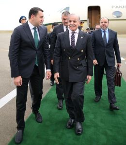 PM Shehbaz in Azerbaijan to attend two-day ECO Summit