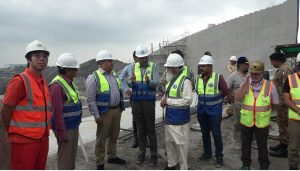Chairman WAPDA reviews construction progress at Mohmand Dam Project