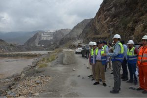 Chairman WAPDA reviews construction progress at Mohmand Dam Project