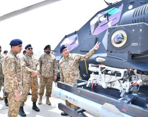 COAS witnesses induction of Z-10ME attack helicopter in Pak Army Aviation