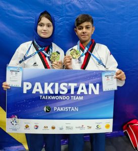 Pakistani tigers roar in Malaysia, bringing home four medals from MBW Taekwondo Championship