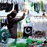 Markets flooded with colours of patriotism as nation prepares to celebrate Independence Day