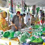 Twin cities ablaze with patriotism as kids' accessories stalls spring up ahead of Independence Day
