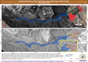 SUPARCO supports disaster response in climate-induced devastating deluge in Chenab, Ravi and Sutlej rivers