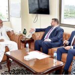 Federal Minister for Science and Technology, Khalid Hussain Magsi, met the Ambassador of Romania, H.E. Dr. Dan Stoenescu, to discuss enhanced cooperation in science, technology, innovation, and education