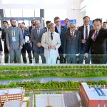 Prime Minister Muhammad Shehbaz Sharif visits the National Facility for Earthquake Engineering Simulation during his visit of Tianjin University in China