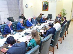 A delegation of Rotary International Foundation led by President Francesco Arezzo called on Prime Minister Muhammad Shehbaz Sharif.